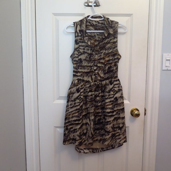 Lush Nordstrom Print Dress with Collar - Picture 9 of 13